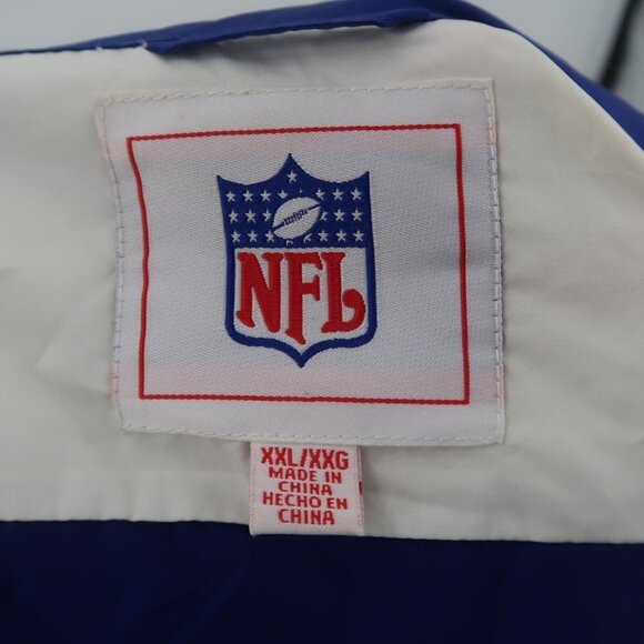 NFL New York Giants Full Zip Windbreaker Style Jacket Size XXL - Picture 2 of 8